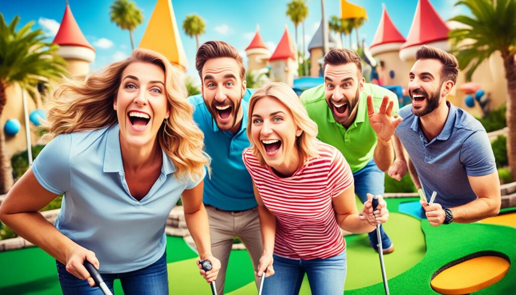 online multiplayer mini-golf game